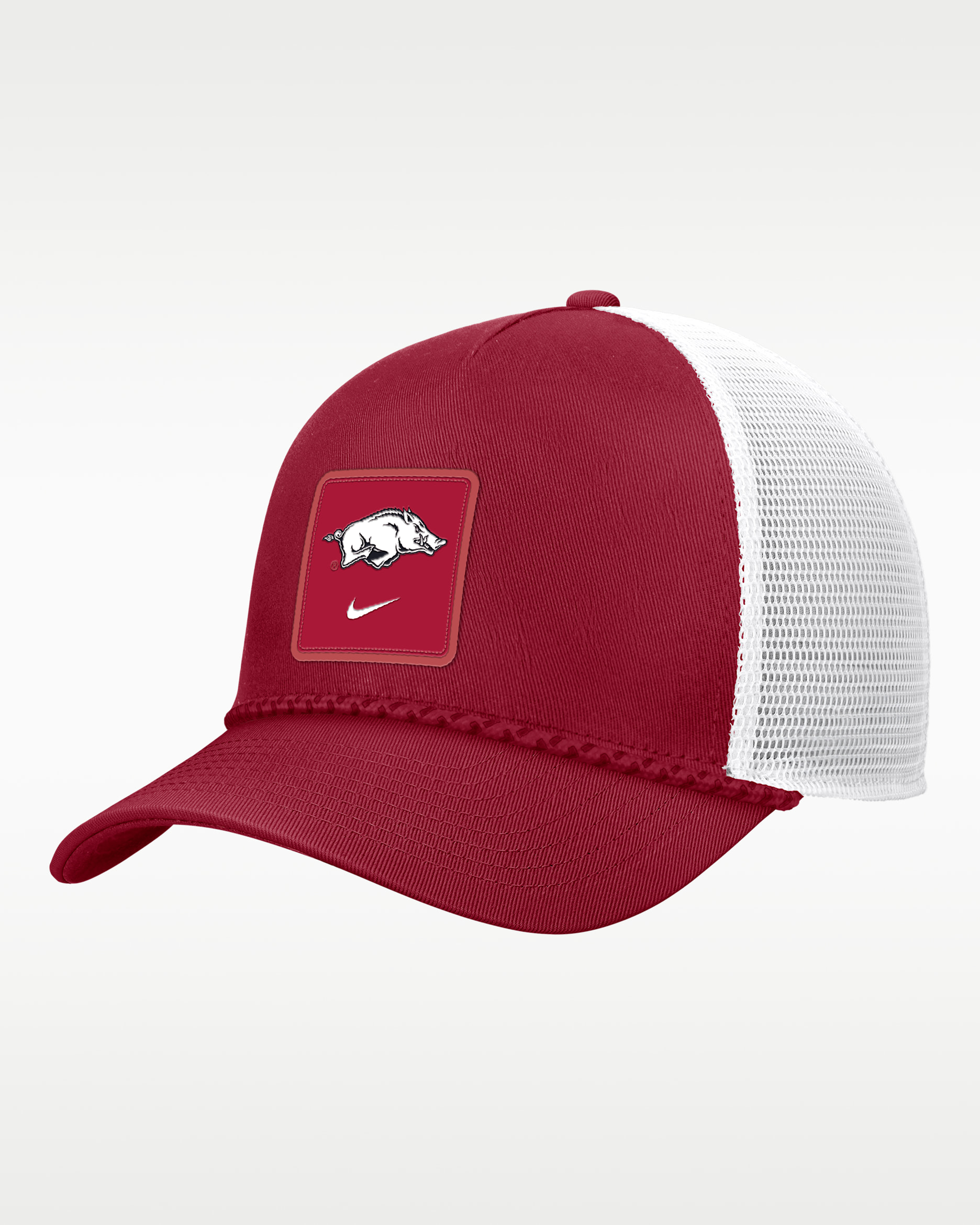 Arkansas Sideline Rope Men's Nike College Trucker Adjustable Hat